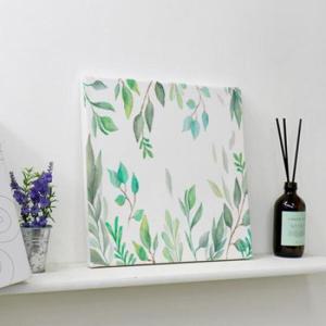 아트박스/꾸밈 ah905-캔버스액자30x30_힐링워터컬러리프