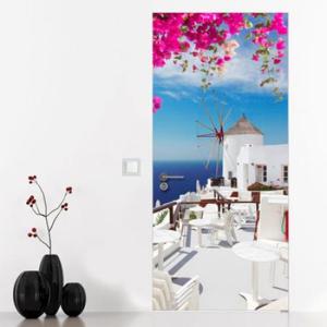 아트박스/꾸밈 ga417-화사한산토리니_현관문시트지