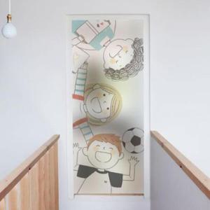 아트박스/꾸밈 gb368-즐거운아이들_유리문시트지