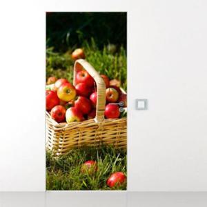 아트박스/꾸밈 gb222-새빨간사과와바구니_현관문시트지