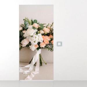 아트박스/꾸밈 gb245-행복한장미꽃다발_현관문시트지