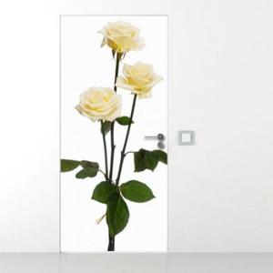 아트박스/꾸밈 gb259-새로운시작의하얀장미_현관문시트지