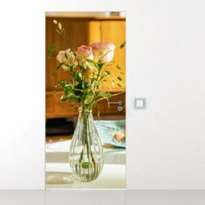 아트박스/꾸밈 gb273-햇살과장미꽃화분_현관문시트지