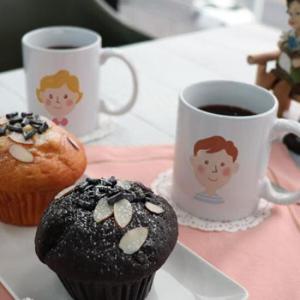 아트박스/꾸밈 il875-디자인머그컵2p-가족컵시리즈02(엄마아빠)