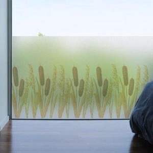 아트박스/꾸밈 pr565_m-무점착유리시트_가을갈대패턴_글라스시트