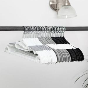 아트박스/가쯔 프리미엄 멀티 회전고리 논슬립 옷걸이 50개