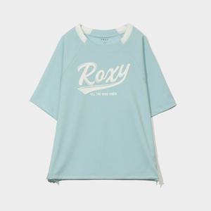 [퀵실버] 록시 윈드 래쉬 커버업 반팔티 RF31RE010_LMT