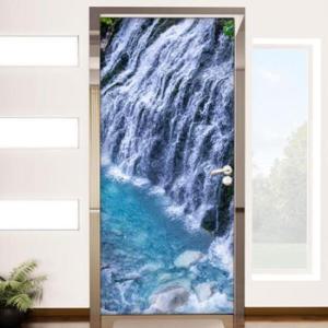 아트박스/꾸밈 fh221-현관문시트지_아름다운블루폭포
