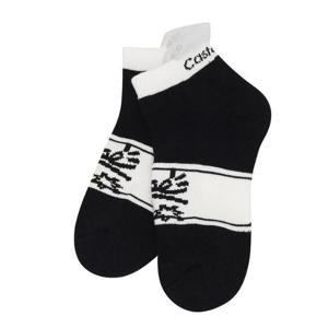 [까스텔바작]여성 로고 포인트 양말 BGEMGO703BK_CC