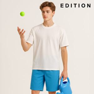 [에디션] 코튼 레이어드 반팔티셔츠 (NND5TR1991)