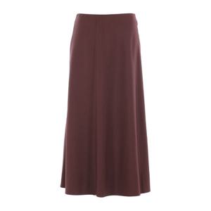 브루넬로쿠치넬리 버건디 울 트윌 플레어 스커트 MB143G3634 C4