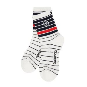 [까스텔바작]남성 스트라이프 패턴 양말 BGEMGO205WH_CC