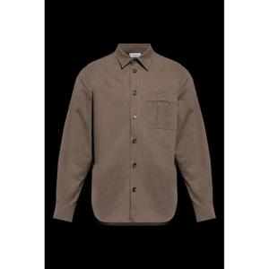 페라가모 로고 자수 롱슬리브 셔츠 144813D785060 CONCRETE TP944024066