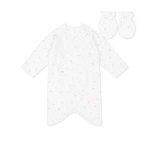 [오가닉맘]로일리배내가운손싸개세트(MKFNBW12)