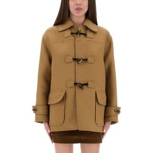 모스키노 카멜 토글 클로저 플랩 포켓 코트 06118217 0084