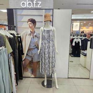 Ab.f.z DP01 스모그 나염패턴슬리브원피스 AFZ2QO35