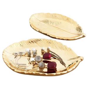골드 나뭇잎 악세사리 트레이 1P 주얼리 쟁반 보관