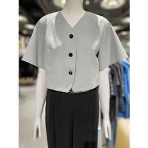 [ZOOC] 카리리스 크롭 블라우스 (Z252MSC038)