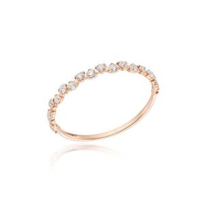 [GB] 랩그로운 다이아 비트 라인 14K GOLD 반지 LRF25027D