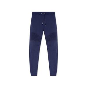 Balmain 로고 프린트 드로스트링 트랙팬츠 BH1OB000BB66 SJW TP935775437
