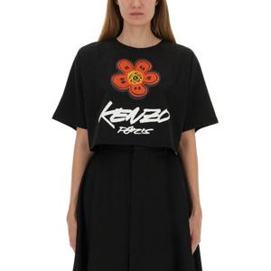 겐조 크롭 퓨처라 그래픽 티셔츠 FF62TS0514SG 99J