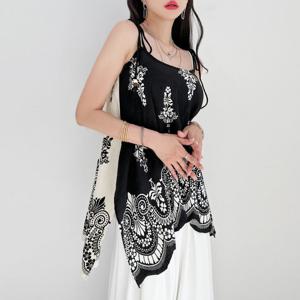 [금찌]금찌 벨로 에스닉 끈 나시 ST7557T