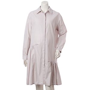 [마더피아]베이지 셔츠 프릴 원피스(ROP2034)