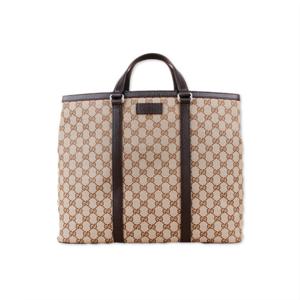 (명품) 구찌 수프림 캔버스 토트백 브라운 449169