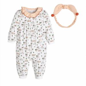 [모이몰른]신생아우주복 라비또밤부싱글우주복세트 M241UUN19P