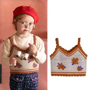 [모이몰른]아동조끼 허니니트뷔스티에