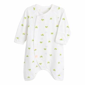 [모이몰른]신생아우주복 그린밤부싱글배냇가운 M251NUN03P