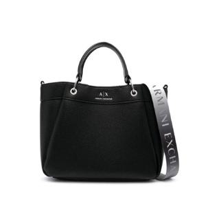 25 FW 아르마니 익스체인지 로고 프린트 가죽 토트 백  942911CC78300020 TP439577459