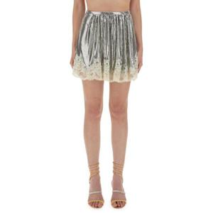 파코라반 숏 스커트 25AIJU086MH0004 P040 SILVER