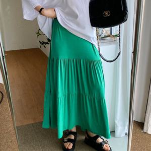 나야홍 / 빅사이즈 506 메일리하체커버스커트 DRAU795