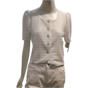 [숲]물결메쉬 반팔 블라우스(SB6SS1Z)