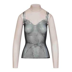 발렌시아가 긴팔 티셔츠 8292144F4B41094 Beige