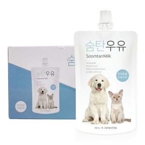 숨탄 강아지 우유 180ml x10 숨탄 강아지 우유 x10 음료 간식 반려동물 생활 건강