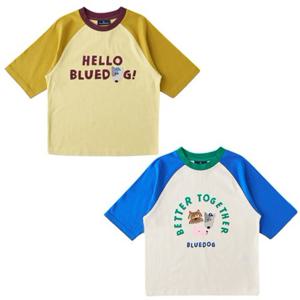 [블루독8-키즈] 택1 옐로우 블럭7부레글런티셔츠 간절기 반팔 티셔츠 두돌선물 초등학생 25A1533102