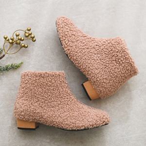 갓슈 보글페르 3cm 로우힐 앵클부츠