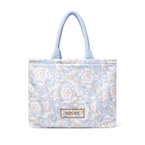 25 FW 베르사체 바로코 테리 타월 토트 백 10168061A08851 TP432013493