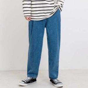 HSSG WJ2-4D 남자 핀턱 오버핏 배기 청바지 중청 핀턱바지 오버핏바지 배기바지 배기청바지