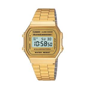 카시오 메탈 시계 공용 전자 빈티지 A168WG-9W