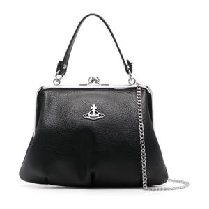 비비안웨스트우드 해머드 이펙트 그랜니 프레임 토트백 4B01000