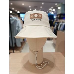 [파리게이츠] 25FW가을 여성 스마일 와펜 포인트 버킷햇 (521E3CP005)