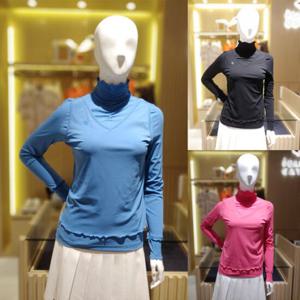 [파리게이츠]521E3TI103-여성 스마일 패치 레이어드 티셔츠-(25년가을)