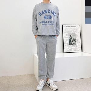 GQQ M781M880 남자맨투맨조거세트 오버핏 티숙 화이트 남자 세트 트레이닝 긴팔 가을 tc카치온 무지 숙 프랭키뉴욕 긴소매 여름 솔리드 남성숙 데일리룩 일반핏