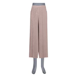 여자 여름 시원한 플리츠 밴딩 바지 BEW-PTS-Q013-베이지