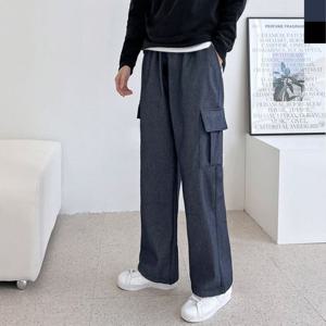 GAA HD-B186M 남자 겨울기모 웜 카고 데님 스트링팬츠 남자카고팬츠 겨울카고팬츠 기모카고팬츠 남자기모바지 웜카고팬츠 남자데님팬츠 카고팬츠 기모바지 기모조거팬츠