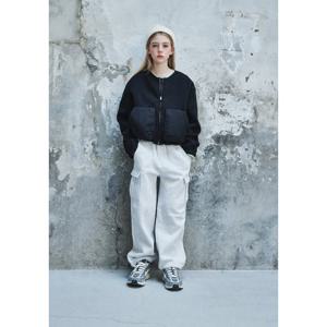 [블루테일]네오플렌 패딩믹스 집업 점퍼AYG4JP02BK