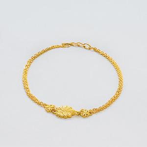 [베티블루] 995 999 24K 순금 플라워 날개 꽃 여성 여자 11.25g 금 팔찌